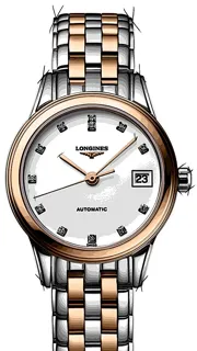 Longines Flagship L42743997 Stainless steel White