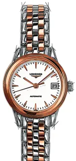 Longines Flagship L4.274.3.92.7 Stainless steel White