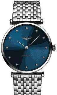 Longines La Grande Classique L4.908.4.97.6 Stainless steel Blue