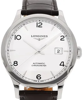 Longines Record L2.821.4.76.2 Stainless steel Silver