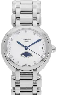 Longines PrimaLuna L8.115.4.87.6 Stainless steel White