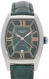 Longines Evidenza L2.142.4.06.2 Stainless steel Grün