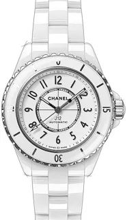 Chanel J12 H5699 White ceramic White