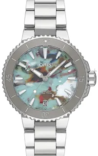 Oris Aquis 01 733 7770 4150-Set Stainless steel Mehrfarbig