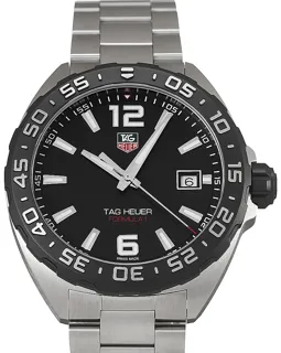 TAG Heuer Formula 1 Quartz WAZ1110.BA0875 Stainless steel Schwarz