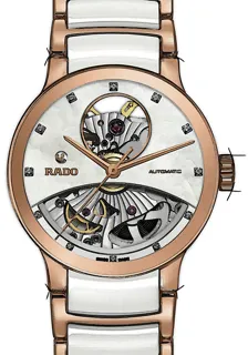 Rado Centrix Open Heart R30248902 Stainless steel and PVD White