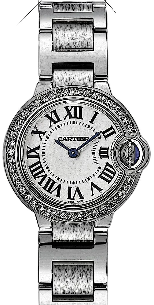 Cartier Ballon Bleu 28mm W4BB0015 28mm Edelstahl White