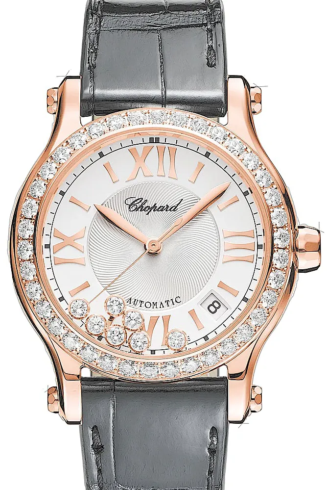 Chopard Happy Sport 274808-5003 36mm Rose gold Weiß