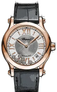 Chopard Happy Sport 274808-5001 Rose gold Weiß