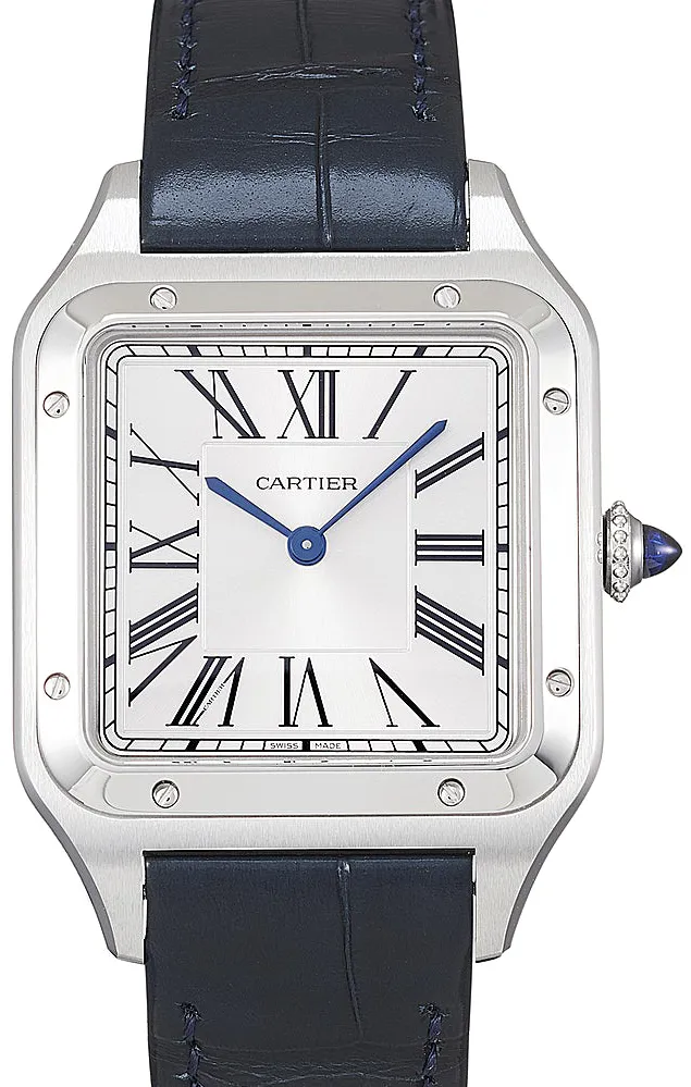 Cartier Santos Dumont WSSA0022 43.5mm Edelstahl Silver