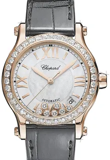 Chopard Happy Sport 274808-5006 Rose gold Perlmutt