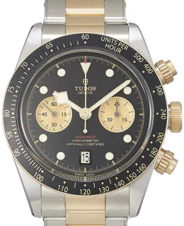 Tudor Black Bay Chrono S&G 79363N Yellow gold Schwarz