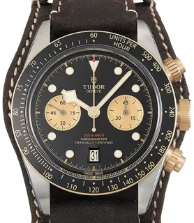 Tudor Black Bay Chrono S&G 79363N Edelstahl Schwarz