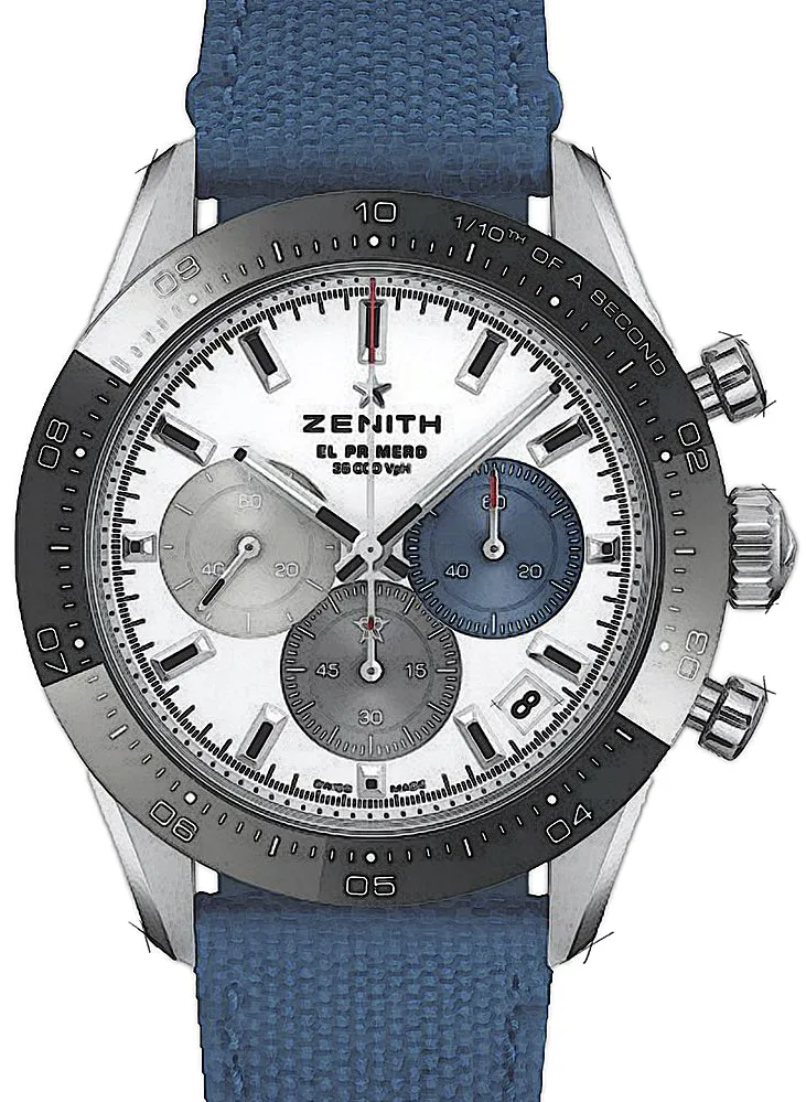 Zenith Chronomaster Sport 03.3100.3600/69.C823 41mm Edelstahl Silver