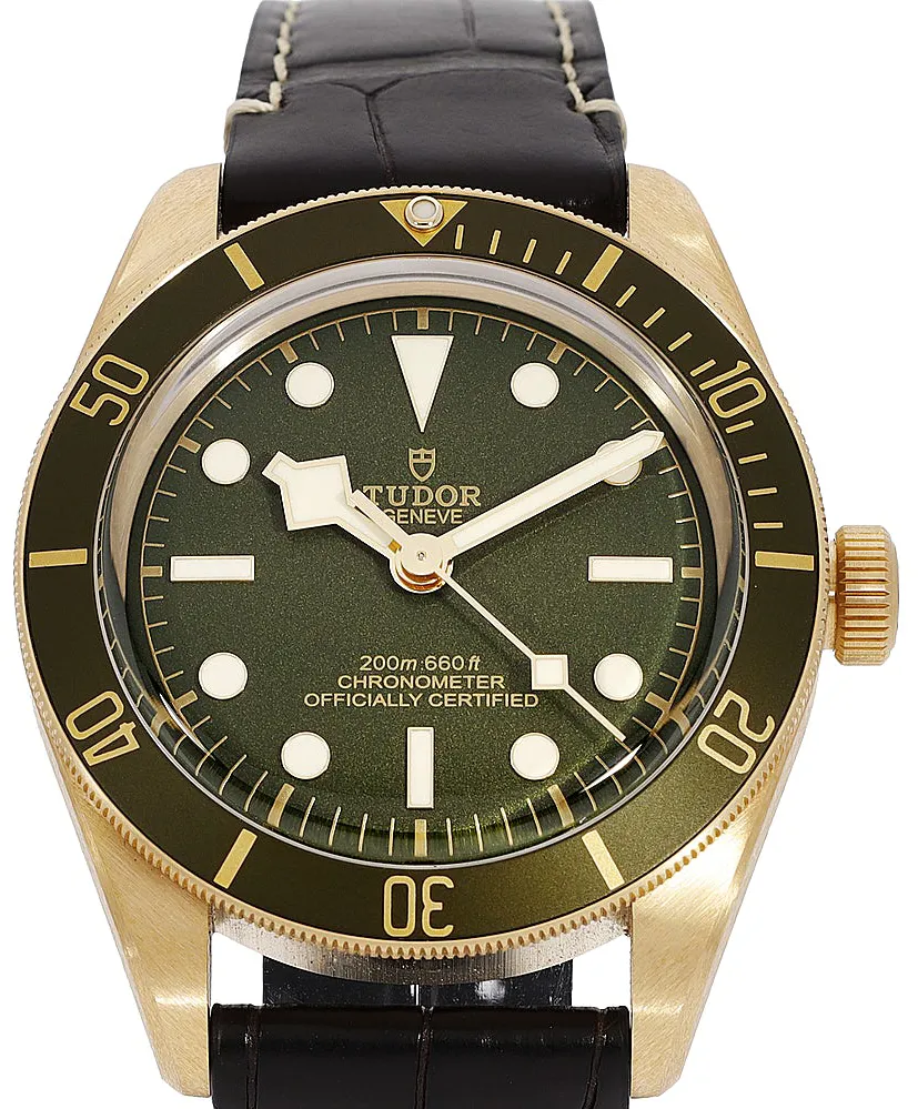 Tudor Black Bay 58 79018V 39mm Yellow gold Grün