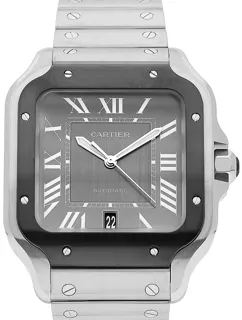 Cartier Santos de Cartier WSSA0037 Stainless steel Grau