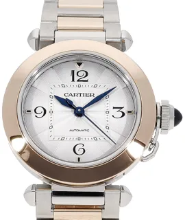 Cartier Pasha de Cartier W2PA0008 Stainless steel Silber