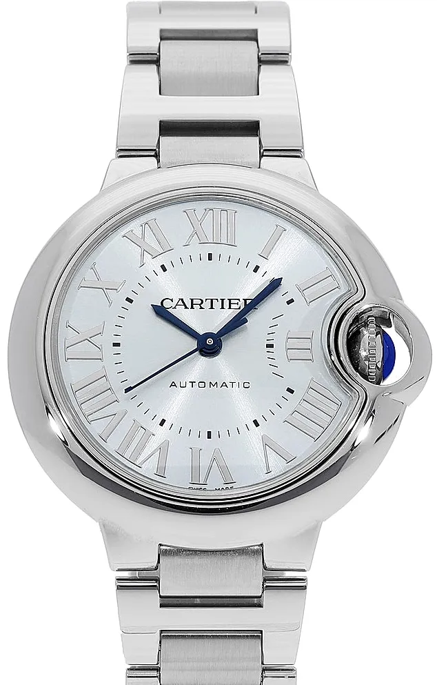 Cartier Ballon Bleu de Cartier WSBB0062 33mm Edelstahl Blau