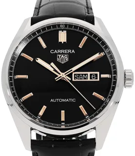 TAG Heuer Carrera Day-Date WBN2013.FC6503 Stainless steel Schwarz