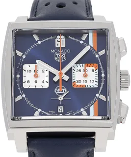 TAG Heuer Monaco Gulf CBL2115.FC6494 Stainless steel Blau