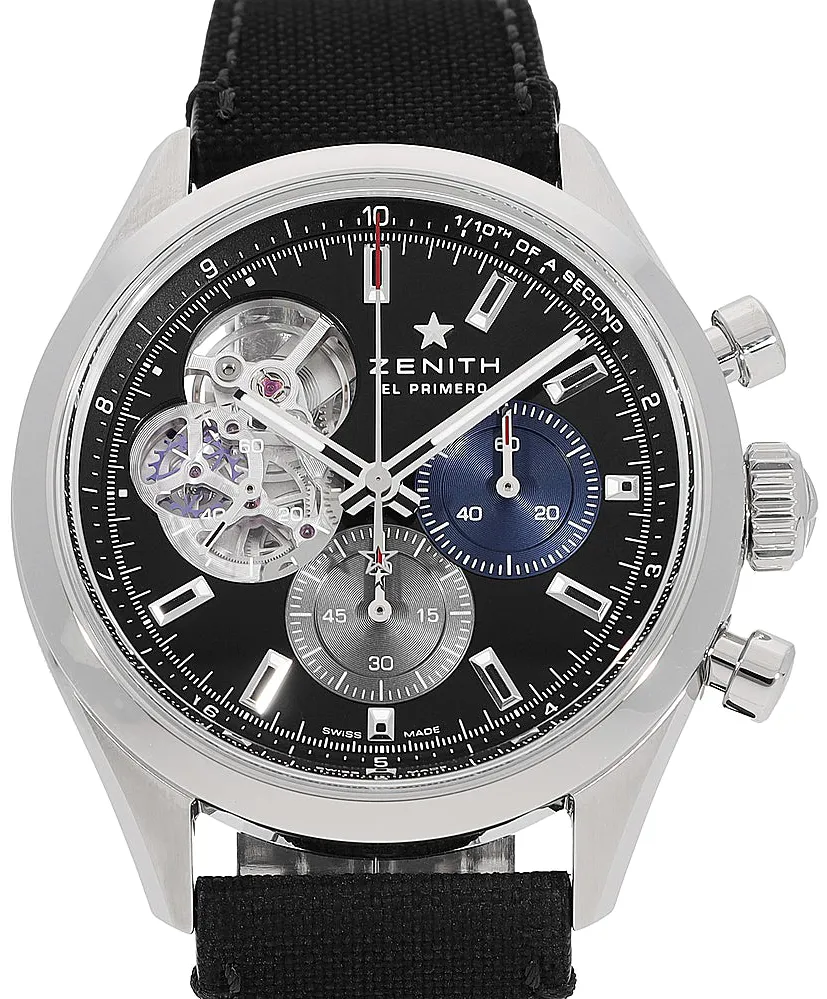 Zenith El Primero 03.3300.3604/21.C822 39.5mm Edelstahl Black