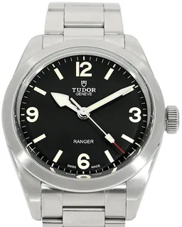 Tudor Oyster 7995/0 Edelstahl Schwarz