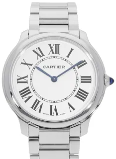 Cartier Ronde Must WSRN0034 Stainless steel Silber