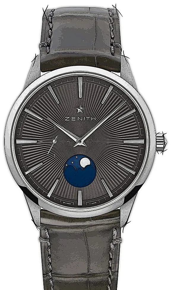 Zenith Elite 16.3200.692/03.C833 36mm Edelstahl Grau