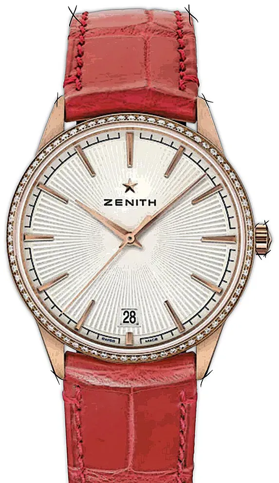 Zenith Elite 22.3200.670/01.C831 36mm Rose gold Silver