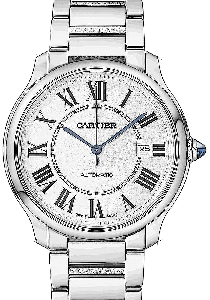 Cartier Must de Cartier WSRN0035 40mm Edelstahl Silber