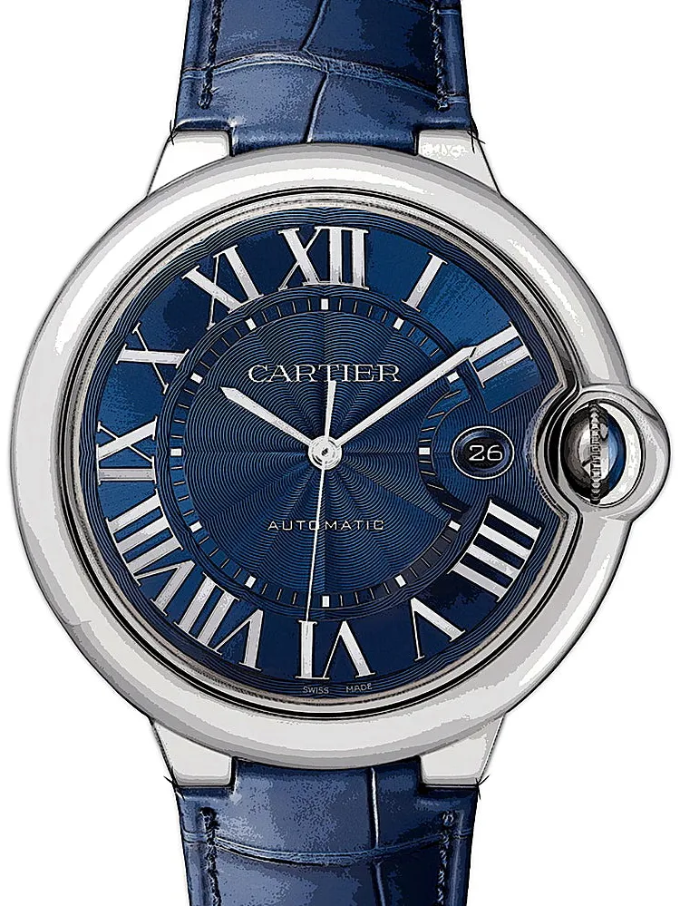 Cartier Ballon Bleu de Cartier WSBB0027 42mm Edelstahl Blau