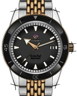 Rado Captain Cook R32137153 Ceramic and Stainless steel and PVD Black