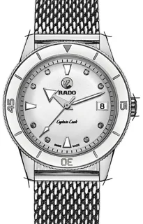 Rado Captain Cook R32500703 Ceramic and Stainless steel White