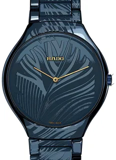 Rado True Thinline R27014152 Ceramic Blau