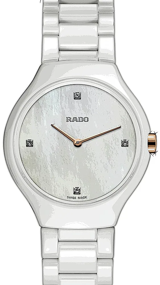 Rado True Thinline R27958909 30mm Keramik White