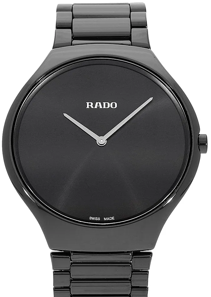 Rado True Thinline R27741182 39mm Black ceramic Schwarz