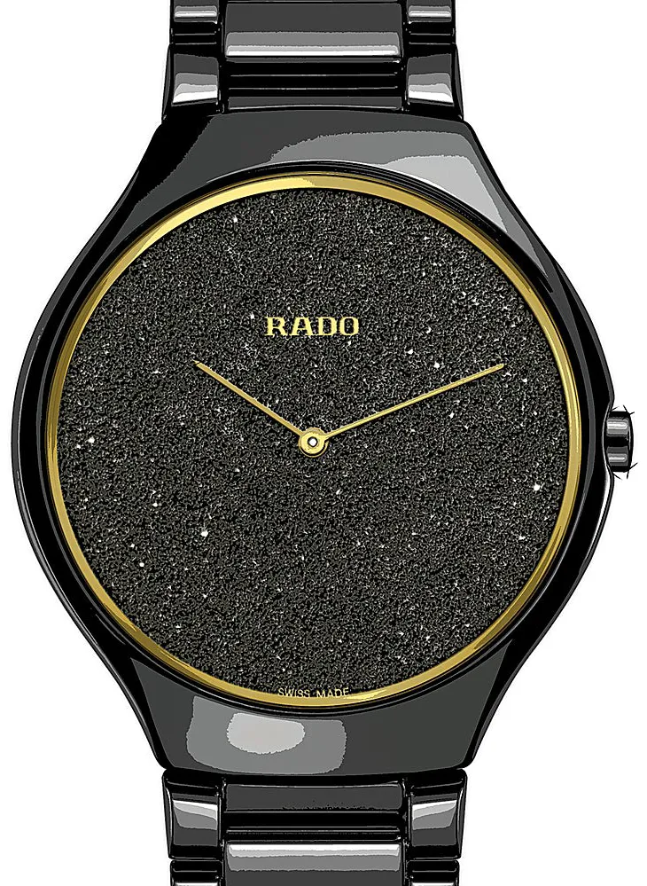 Rado True Thinline R27009152 39mm Keramik Schwarz