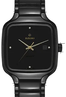 Rado True Square R27078722 Black ceramic Black