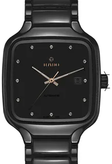 Rado True Square R27078702 Ceramic and Titanium and PVD Black