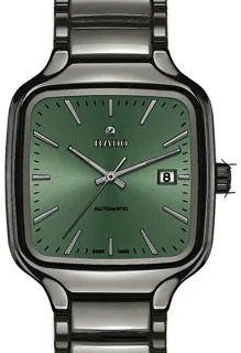 Rado True Square R27077312 Ceramic Green