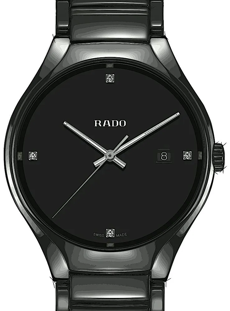 Rado True R27238722 40mm Keramik Schwarz