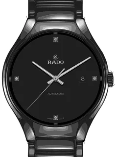 Rado True Automatic Diamonds R27056722 Ceramic and Titanium and PVD Schwarz