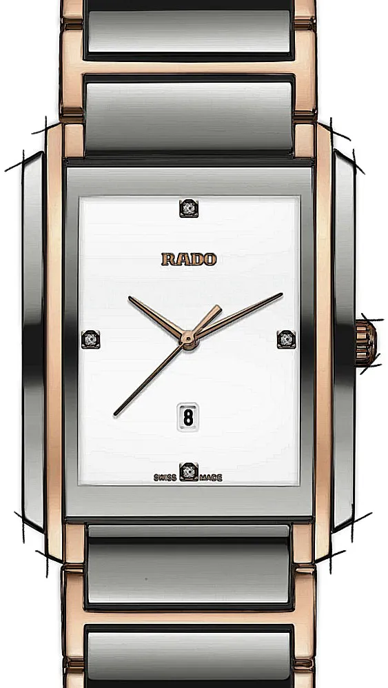 Rado Integral R20140712 31mm Edelstahl White