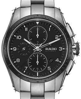 Rado HyperChrome Chronograph R32042153 Edelstahl Schwarz