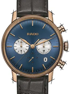 Rado Coupole Classic R22911205 Rose gold Blau