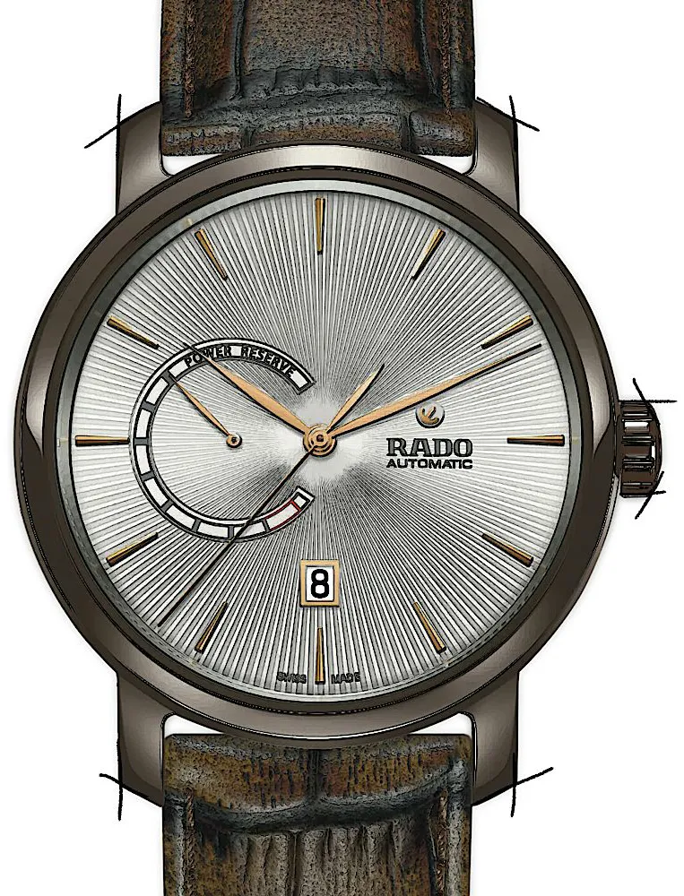 Rado DiaMaster R14140026 43mm Ceramic Silber