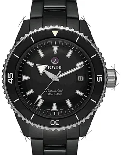 Rado Captain Cook R32129152 Ceramic and Titanium and Stainless steel and PVD Black