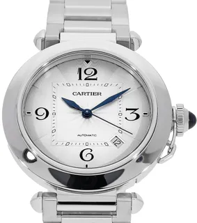 Cartier Pasha WSPA0009 Stainless steel Silber