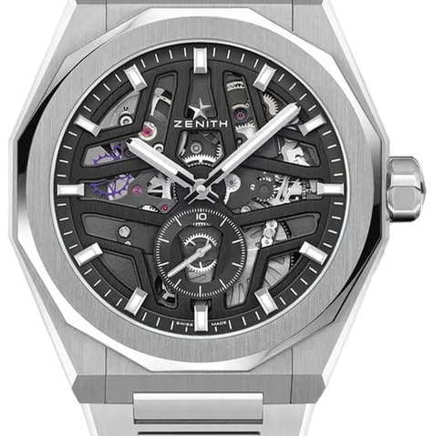 Zenith Defy Skyline 03.9300.3620/78 41mm Stainless steel Transparent