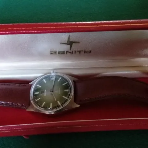 Zenith Surf 01-0030-380 36mm Steel Green